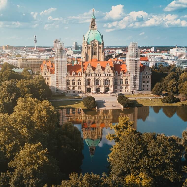 Das Neue Rathaus von Hannover